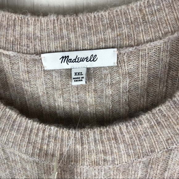 NWT Madewell colorblock midi sweater dress XXL - Picture 5 of 10